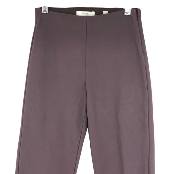Vince Womens Size XXS Pants Kick Pleat Crop Flare Leg Stretch Cotton Blend - Picture 2 of 15